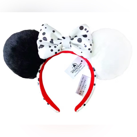 Disney Accessories - Disney 101 Dalmatian Minnie Mouse Ears Headband NWT
